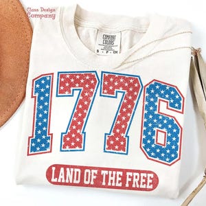 1776 Land of The Free SVG PNG, 1776 America 4th of July Svg, 4th of July svg, 4th of july png, 4Th of July TShirt Design, Digital Download