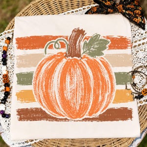 Striped Take Me To The Pumpkin Patch Png, Preppy Fall Pumpkin Sublimation Design, Girly Halloween Shirt Design, Autumn Boutique PNG
