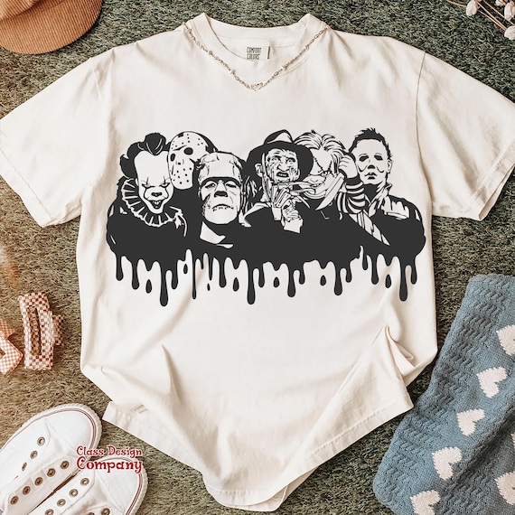 Halloween Horror Characters SVG, Halloween Shirt PNG, Horror Halloween, Halloween Horror movie Png, Scary Movie Png, 2025 Trendy Halloween