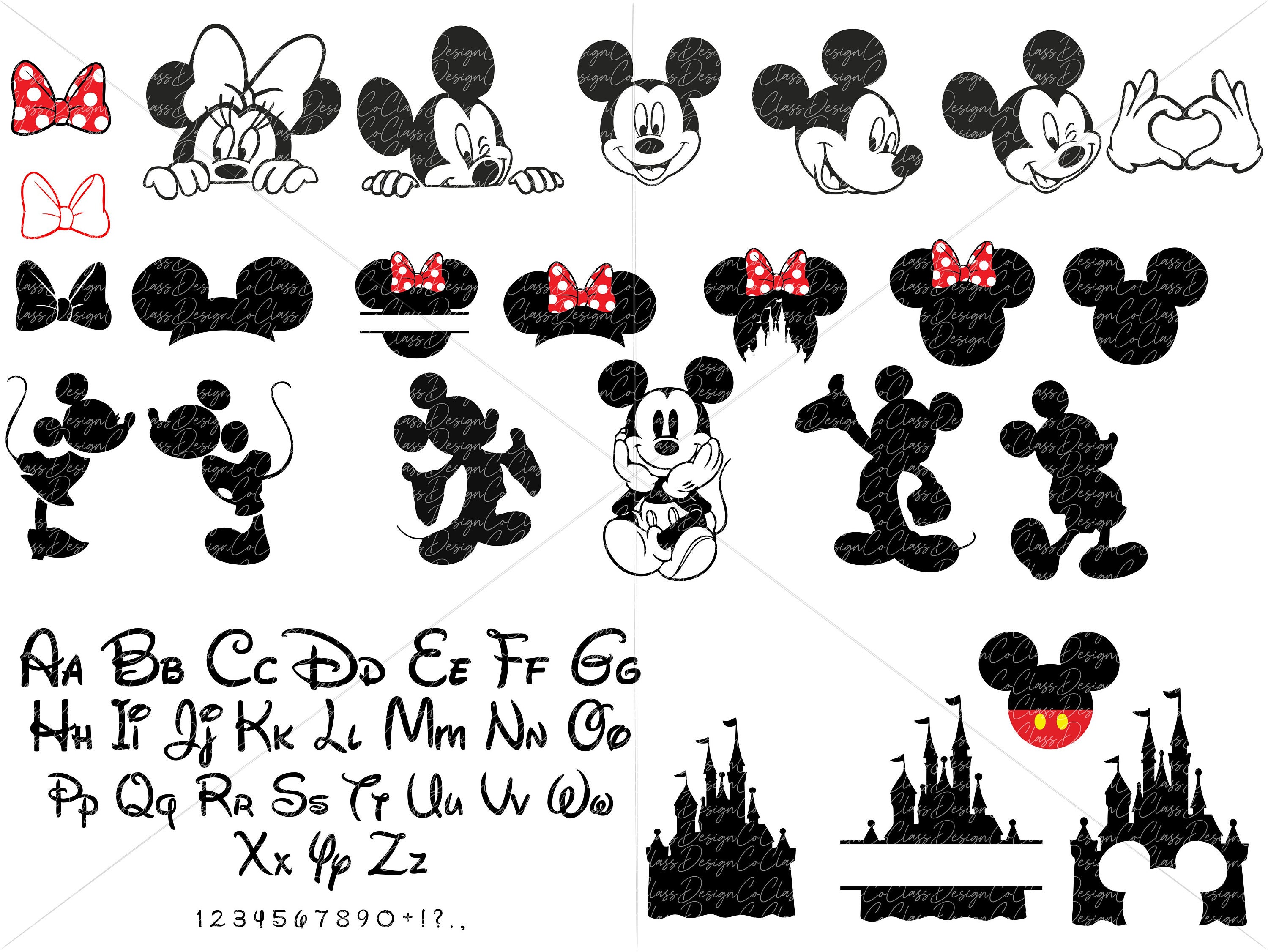 Minnie Mouse Designer Chanel Pattern SVG Sticker Decal Cricut Cut File –  DNKWorkshop