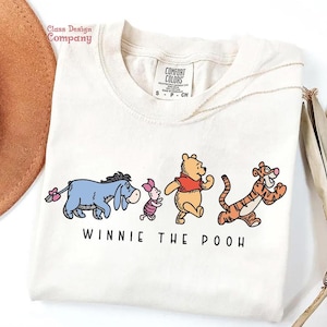 Winnie The Pooh Retro Style Png, Magic Kingdom PNG, Family Trip 2025 Png, Magic Castle Png, Retro Pooh & Friends Png, Digital Download, Png
