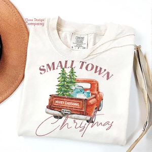 Small Town Christmas PNG | Sublimation design | Instant download | Retro Christmas truck png | Retro Christmas shirt png | Holiday design