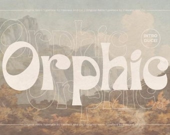 Orphic Font, Beautiful Font, Script Font, Elegant Font, Handwritten Font, Retro Font, Calligraphy Font, Classic Font, Font