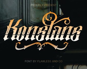 Konstans Font, Handwritten Stylish Fonts, Cursive Calligraphy Fonts, Brush Crafting Fonts, Branding Fonts, Fonts for Cricut