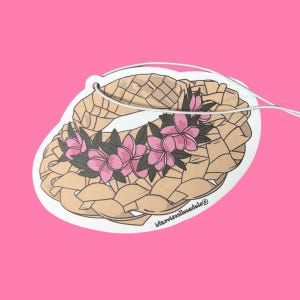 Plumeria Papale, Car Freshie | Hawaii Freshener | Hanging Air Freshener