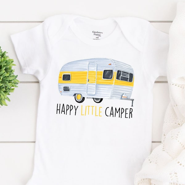 Happy Camper Baby Clothes Etsy