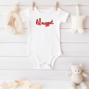 Lil Nugget Onesie®,  Chicken Nugs and Mama Hugs, Cute Nugget Baby Onesie®