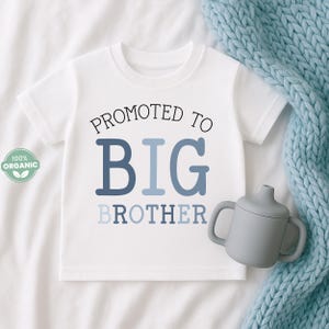 Big Brother Announcement Onesie® or Tee: Organic Cotton Sibling Gift