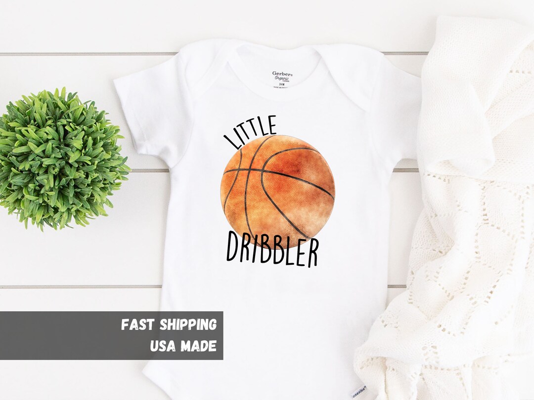 Little Dribbler Onesie® Basketball Onesie® Basketball Baby Etsy