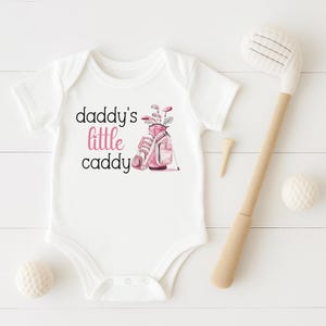 Daddy&#39;s Little Caddy Onesie®: Baby Girl Golf Outfit
