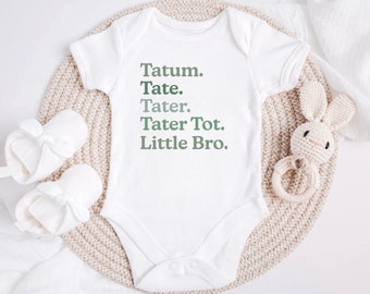 Custom Nickname Onesie®,  Boho Greens Kids Name Shirt, Personalized Onesie®