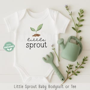 Little Sprout Baby Onesie®, Little Sprout Infant Bodysuit, Toddler Shirt, Organic Clothing