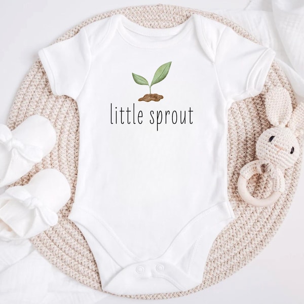 Little Sprout Onesie®, Nature Onesie®, Gardening Onesie®, Plant Onesie®, Seedling New Baby Onesie®, Baby Gift