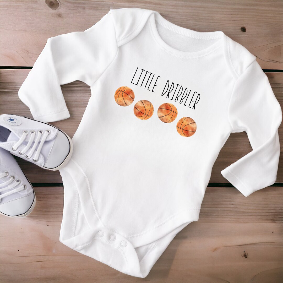 Little Dribbler Onesie®, Basketball Onesie®, Basketball Baby Gift, Game
