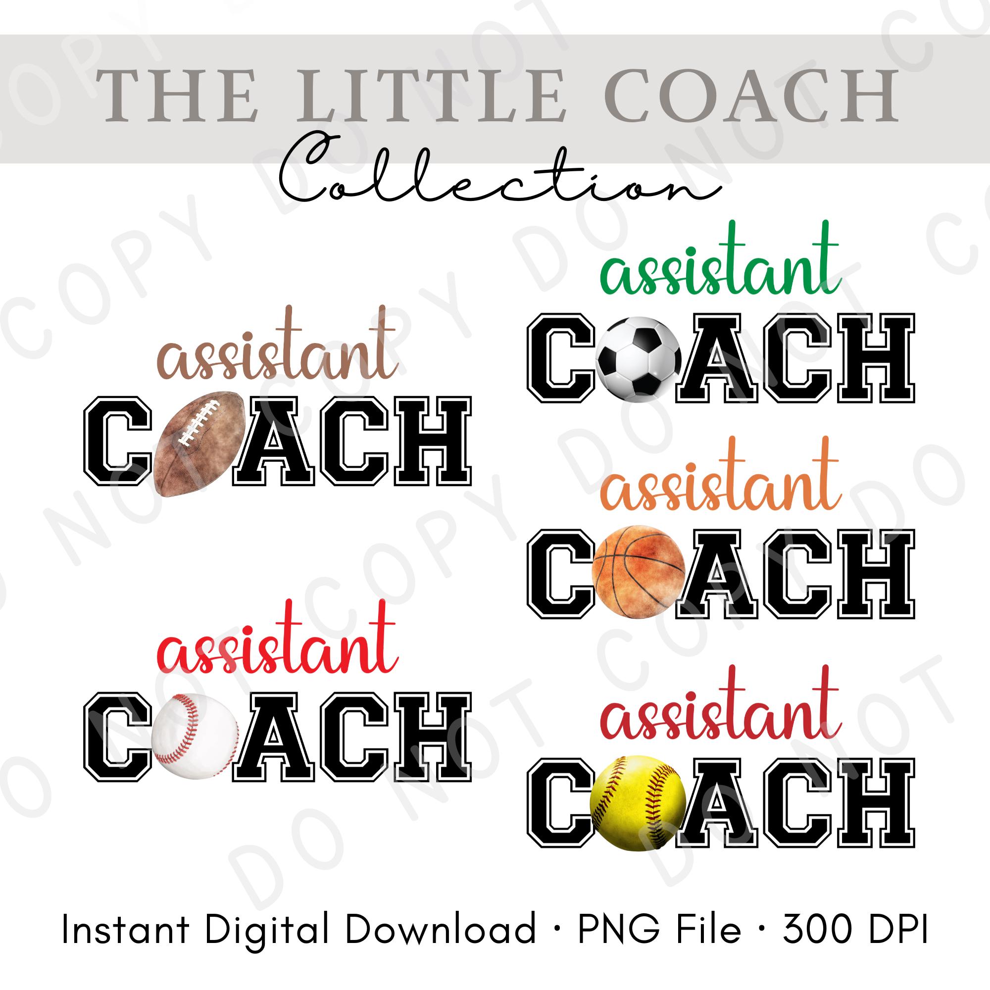 Assistant Coach Sports Bundle PNG – Baseball, Softball, Football ...