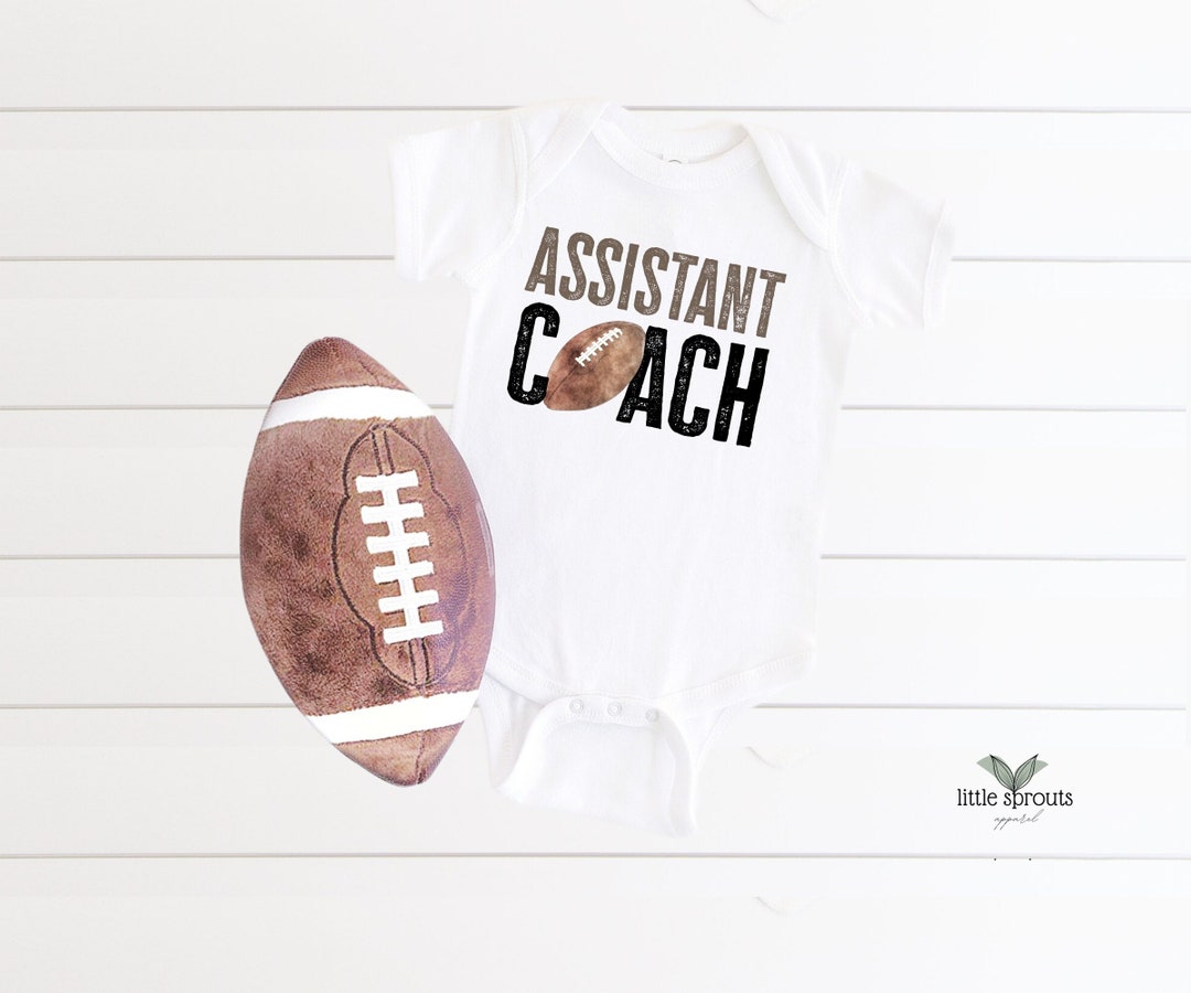 Assistant Coach Onesie®, Football Onesie®, Football Baby Gift, Game Day Onesie®, Football