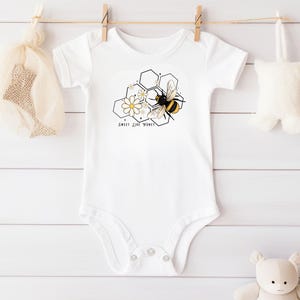 Sweet as Honey Bee Onesie®: Organic Cotton Baby Outfit