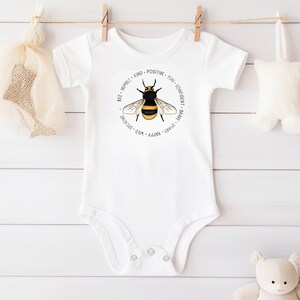 Bee Kind Organic Cotton Baby Onesie® - Bumblebee Outfit