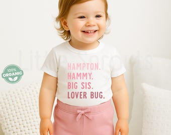 Personalized Kids Nickname Shirt: Boho Pinks Custom Name Tee