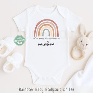 Rainbow Baby Onesie: Organic Cotton Newborn Bodysuit