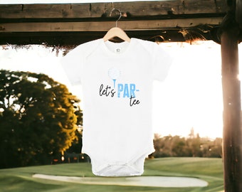 Baby Golf Bodysuit, Born To Play Golf, Let's Par-Tee Onesie®