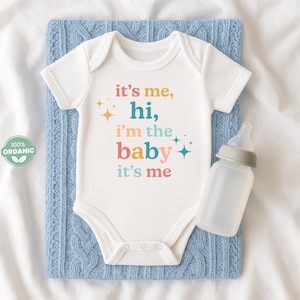 It&#39;s Me, Hi, I&#39;m The Baby Onesie®: Popstar Organic Cotton Bodysuit