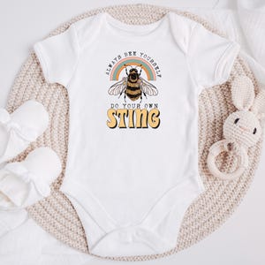 Bee Onesie®: &#39;Bee Yourself&#39; Organic Cotton Baby Outfit
