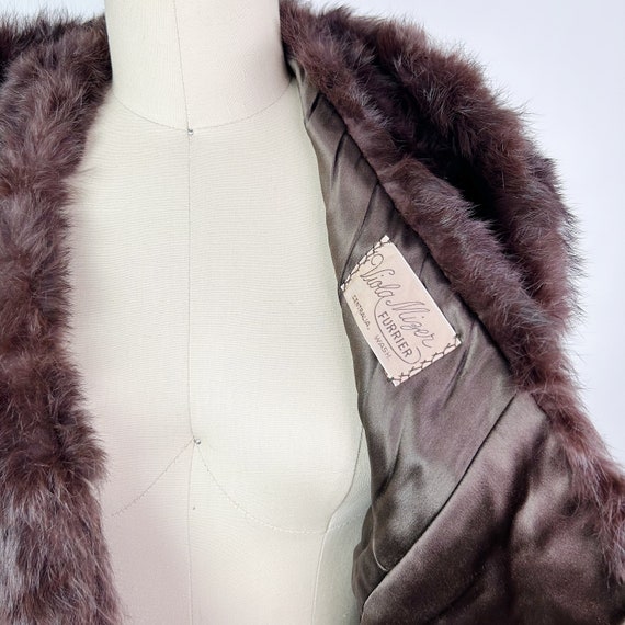 1940's Elegant Fur Shawl S - image 4