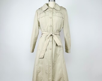 1970's Hooded Trenchcoat S