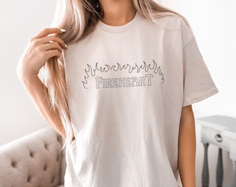 Throne of Glass Fireheart Cotton Tee
