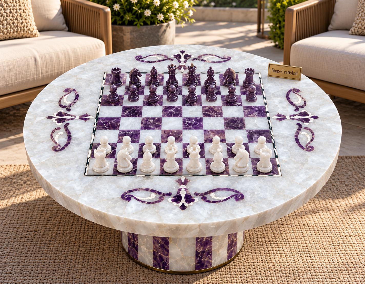 Epoxy chess table - Etsy 日本