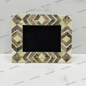 Italian Stone Picture Frame, Unique Rustic Photo Frame, Family Photo Frame, Decorative Couples Gifts, Natural Italian Picture Frame