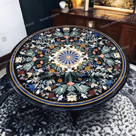 インド 大理石象嵌細工 ダイニングテーブル O様専用 タージマハール インド 大理石象嵌細工 ダイニングテーブル O様専用 タージマハール