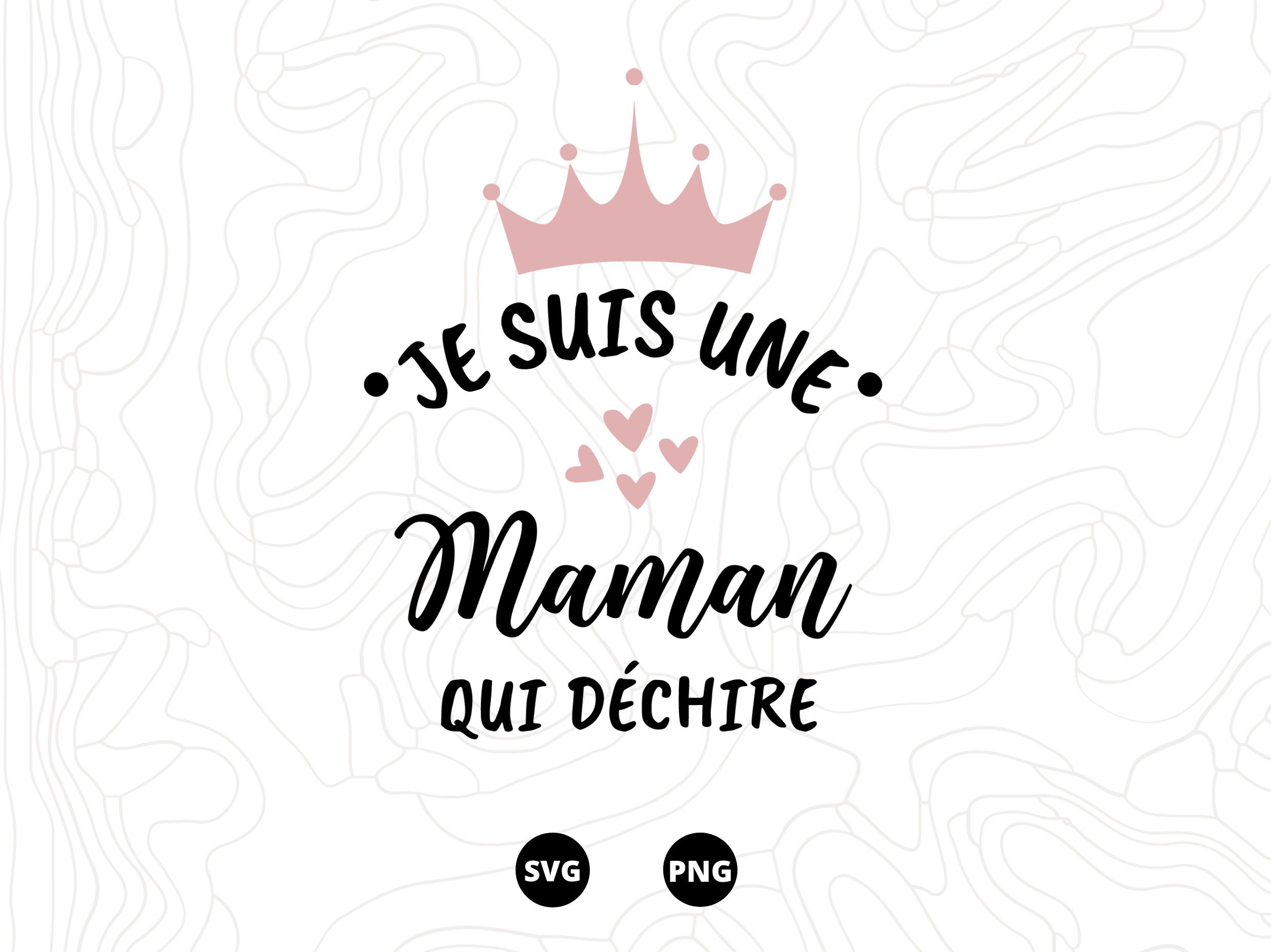 Carte D'anniversaire Pour Maman - Carte De Voeux Adulte - Design Simple Et Joli