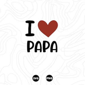 Papa SVG, Fête des pères SVG, Famille SVG, Téléchargement svg, png, scanncut, cricut