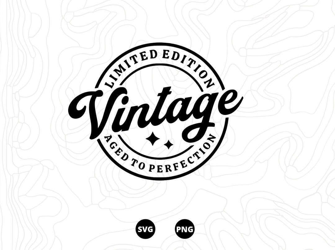 Vintage SVG, 1950/1990 SVG, Original Parts SVG, Download Svg, Png ...