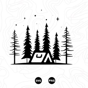 Forest ennaigée SVG, Snow SVG, Forest svg, SVG file, Download, png, svg digitale
