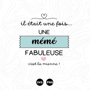 Mémé SVG, Fête des grand mère SVG, Famille SVG, Téléchargement svg, png, scanncut, cricut