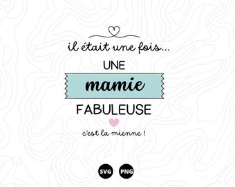 Mormor SVG, Mormors dag SVG, Familj SVG, Ladda ner SVG, PNG, ScanNCut, Cricut