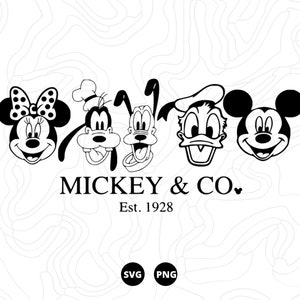 Mickey mousse SVG, Tête de souris SVG, Personnage de dessin animé svg, SVG, Téléchargement svg, png, scanncut, cricut