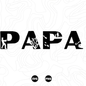 Papa SVG, Vatertag SVG, Familie SVG, Download SVG, PNG, Scanncut, Cricut