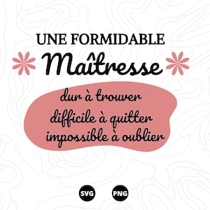 Merci Maîtresse SVG, Merci SVG, Maîtresse d'ecole SVG, Téléchargement svg, png, scanncut, cricut