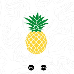 Ananas SVG, Fruit SVG, été SVG, Téléchargement, png, exotique svg