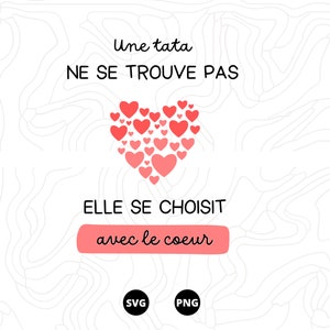 une tata SVG, ne se trouve pas SVG, elle se choisit SVG, Téléchargement svg, png, scanncut, cricut