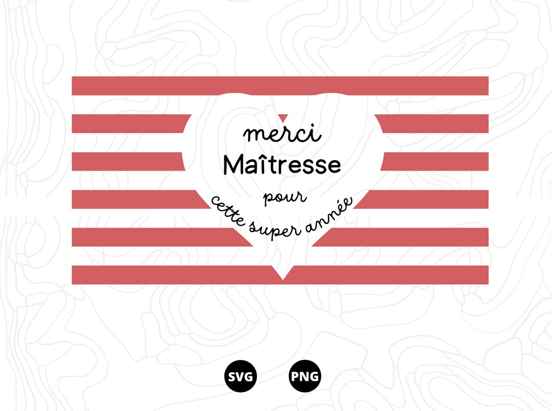 Autocollant "Merci Maîtresse" Fin D'année Scolaire – 10x10 Cm, Vinyle Brillant, Résistant Et Sans Trace (fabriqué En Europe)