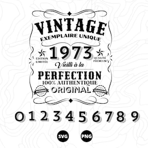 Vintage SVG, Verjaardag SVG, originele onderdelen SVG, download svg, png, scanncut, cricut