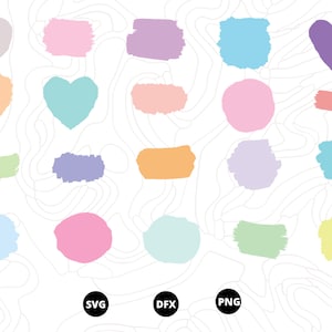 SVG-Pinselstrich, SVG-Farbe, SVG-Schlüsselanhänger, Farbbruch svg, Download, png, digitales SVG, eps