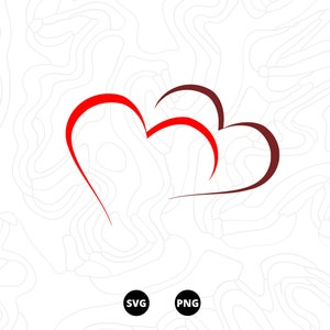 Saint valentin, coeur, amour, Je t'aime Téléchargement svg, png, scanncut, cricut