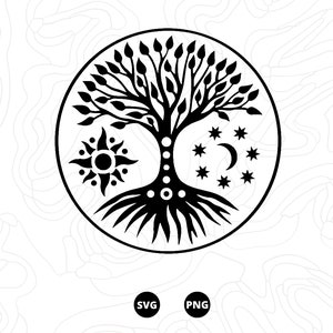 SVG Life Tree, SVG Tree, SVG Files, Download, png, Digital svg
