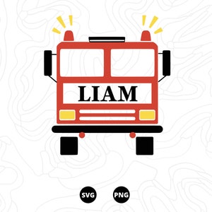 Feuerwehrauto SVG, Feuerwehrmann SVG, SVG Dateien, LKW SVG, Regenbogen Einhorn, Download, png, digitales SVG